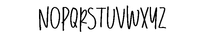 PG Quicklines Regular Font UPPERCASE