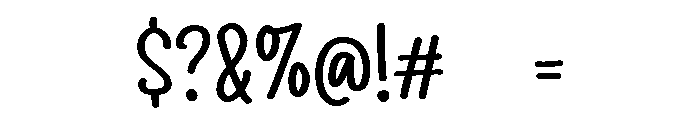 PG Quickra Font OTHER CHARS