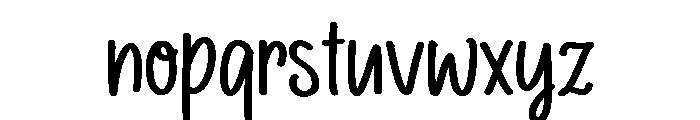 PG Quickra Font LOWERCASE