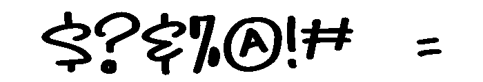 PG Quiet Sunday Font OTHER CHARS