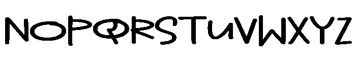 PG Quiet Sunday Font LOWERCASE