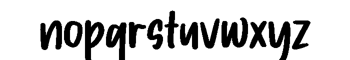 PG Quincia Font LOWERCASE