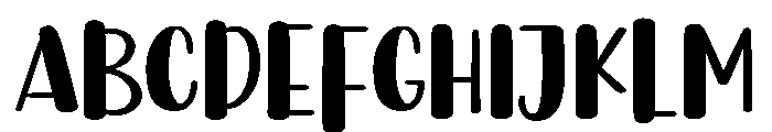 PG Quincy Regular Font UPPERCASE