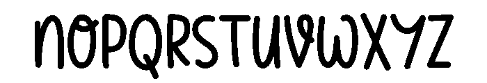 PG Rainbow Dreams Font LOWERCASE