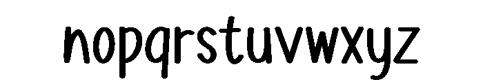 PG Retro Season Font LOWERCASE