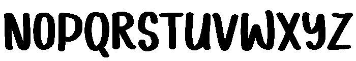 PG Rights Pending Font LOWERCASE