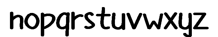 PG Romance Season Font LOWERCASE