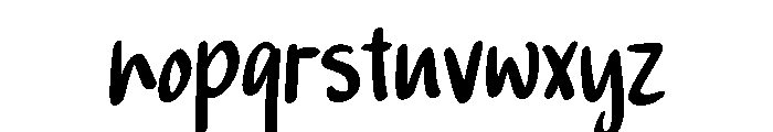 PG Romance Seasons Font LOWERCASE