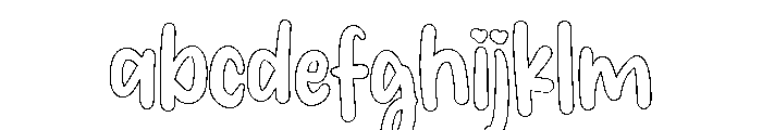 PG Rosabelle Outline FONT
