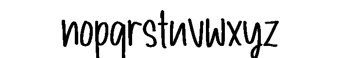 PG Roseline Font LOWERCASE