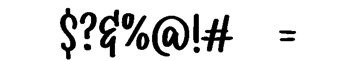 PG Roughline Font OTHER CHARS