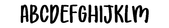PG Roughline Font UPPERCASE