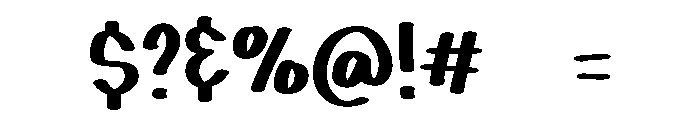 PG Royals Brush Font OTHER CHARS