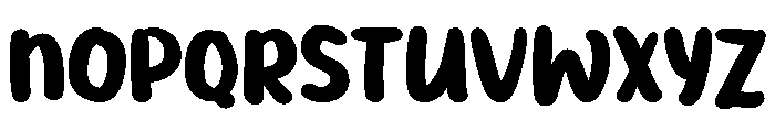 PG Rushly Font LOWERCASE