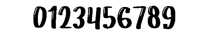 PG Rustic Shines Font OTHER CHARS