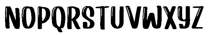 PG Rustic Shines Font UPPERCASE