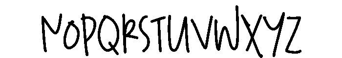 PG Scholar Notes Font LOWERCASE