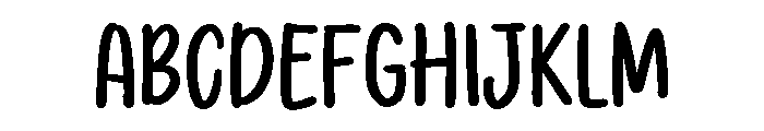 PG Scoopie Regular Font UPPERCASE