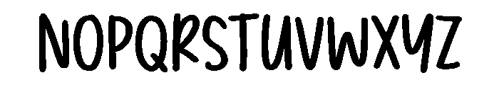 PG Scoopie Regular Font UPPERCASE