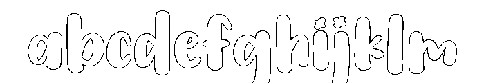 PG Seranova Outline FONT