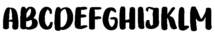 PG Seventies Font UPPERCASE