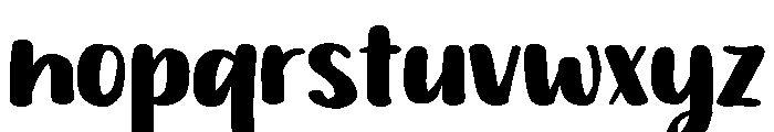 PG Seventies Font LOWERCASE