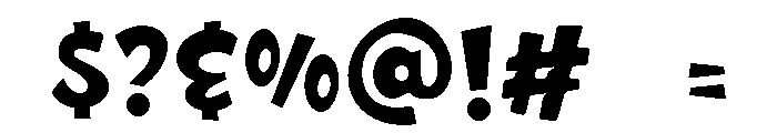 PG Shadow Ripper Regular Font OTHER CHARS