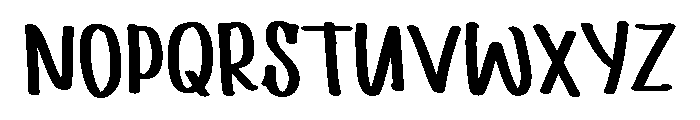 PG Shine Brush Font UPPERCASE