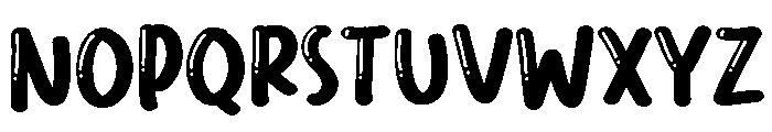 PG Shine Bunny Font UPPERCASE