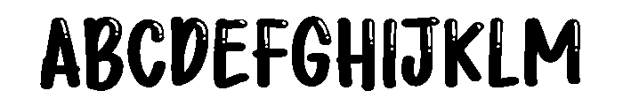 PG Shine Valentine Font UPPERCASE