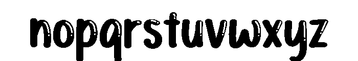 PG Shine Valentine Font LOWERCASE