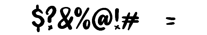 PG Sicribo Font OTHER CHARS