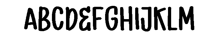 PG Silka Brush Font UPPERCASE