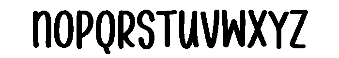 PG Silka Brush Font LOWERCASE