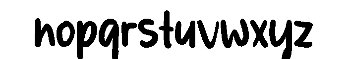 PG Silphora Font LOWERCASE