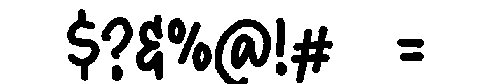 PG Silvera Regular Font OTHER CHARS