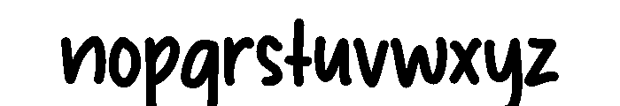 PG Silvera Regular Font LOWERCASE
