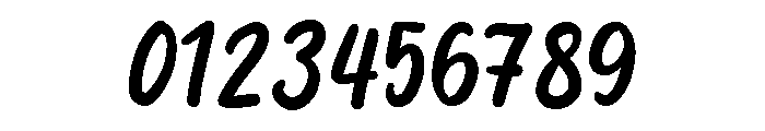 PG Simple Brush Font OTHER CHARS