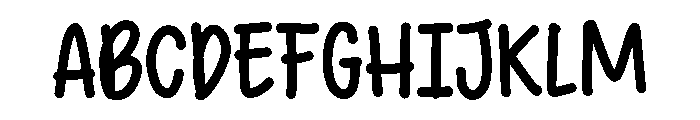 PG Simple Joy Font UPPERCASE