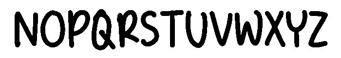 PG Simple Joy Font UPPERCASE