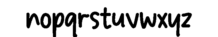 PG Simple Joy Font LOWERCASE