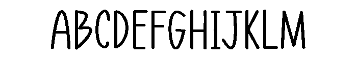 PG Simple Playful Regular Font UPPERCASE