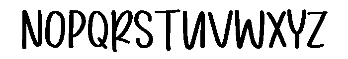PG Simple Quick Font UPPERCASE