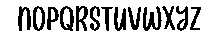 PG Simple Valentine Font UPPERCASE