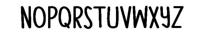 PG Simply Blush Font UPPERCASE