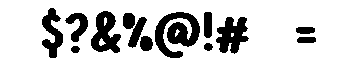 PG Smiley Bunny Regular Font OTHER CHARS