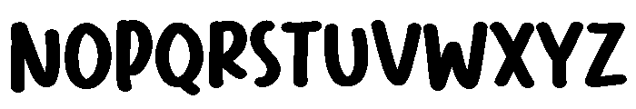 PG Smiley Bunny Regular Font UPPERCASE