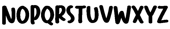 PG Smiley Bunny Regular Font LOWERCASE