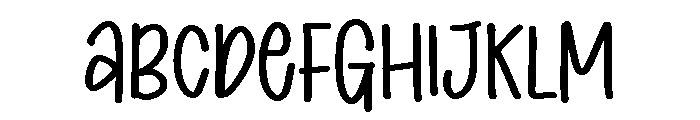 PG Smudgie Font UPPERCASE