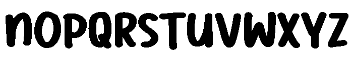 PG Sneaky Font UPPERCASE